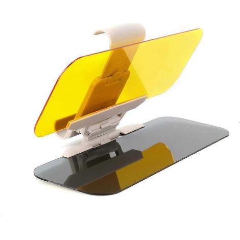 Extension universelle de pare-soleil de voiture : pare-soleil de pare-brise transparent anti-éblouissement pour jour et nuit (1/4)