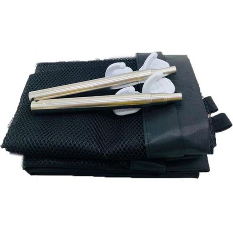 Clôture de sécurité pour chien extensible Barrière pour animaux de compagnie rétractable Barrière pour animaux de compagnie Barrière pour chien Escalier Chien Porte magique pour chiens 110 72cm (1/2)