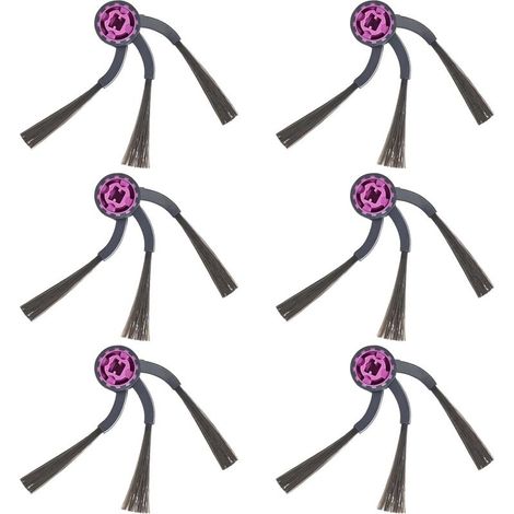 Brosses Latérales Accessoires pour EUREKA J15 Max Ultra Aspirateur Pièce de rechange,Brosse à bords en nylon,6 Pièces (Non compatible avec J15 Evo Ultra/E20 Evo Plus) (1/5)