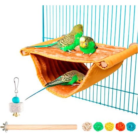 Hamac suspendu pour hamster, rat, oiseau, perroquet, lit chaud, maison, cagehw (1/4)