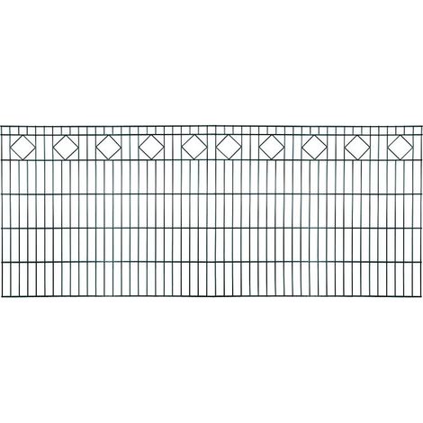 CARO Zaun RAL 7016 anth 2510 x 1000 mm, Stäbe 6/5/6 mm