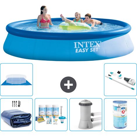 Intex Piscine Easy Set Ronde - 396x84 cm - 7-pièces S30729 (1/5)