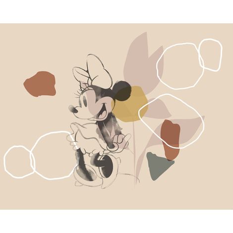 Papier peint panoramique romantique,enfant Minnie Formes Douces (1/5)