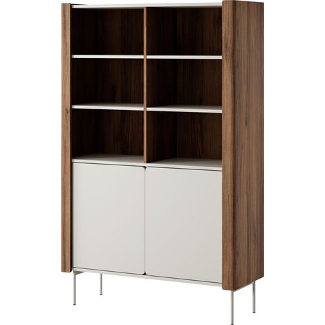Meuble pour machine à laver, gris mat, 31 × 64 × 180 cm (1/5)