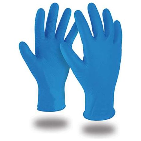 Kapriol Guanti Light in Nitrile Blu Monouso TG.L - Confezione 100 pz