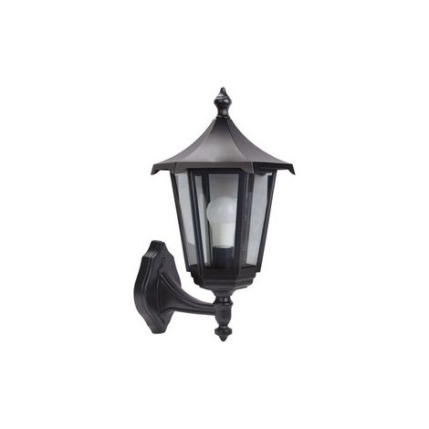 MONACO Appl. Mur Ext. (bas) IP43 IK02 noir E27 100W max. Lpe non incl. ARIC 3032 (1/3)