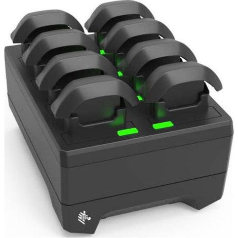 Zebra HS3100 Cargador de batería de repuesto de 8 ranuras para auricular HS3100 Negro