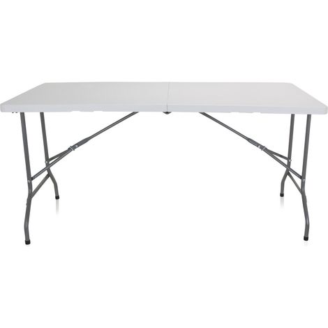 [GEBRAUCHT] Hjh Office Campingtisch Klapptisch Tisch 152x70 Cm Tragegriff Weiß  B-Ware (1/2)