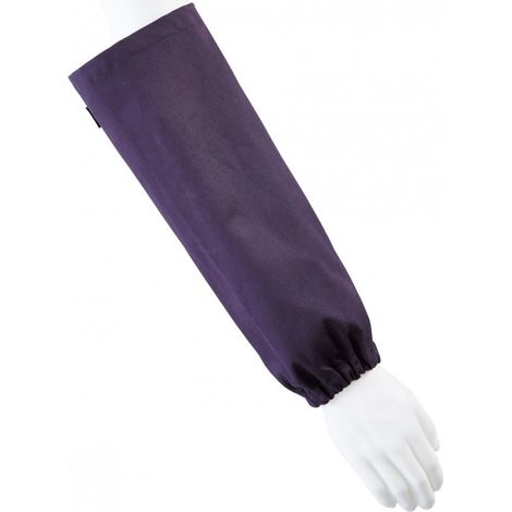 Manchettes Anti-Feu Coton Ignifuge Pyrovatex - Protection Avant-Bras Soudeur - 40 cm - Normes EN ISO 11611 & 11612 - Lot de 10