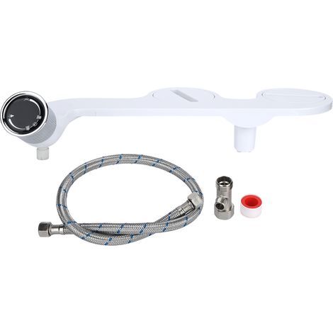 G1/2 Zoll WC-Bidet mit Schlammabscheider und Kaltwasserbefestigung, Doppeldüsen-Sprühsystem, nicht elektrisch (1/5)