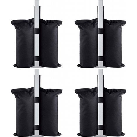Set of 4 Gazebo Weights, Industrial Grade Ballast Bags, Waterproof Sandbags for All Pop-up Gazebos, Tents, Awnings and Parasols (1/5)