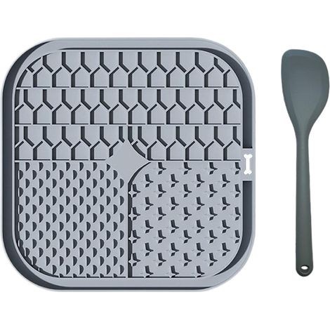 Coussin à lécher en silicone pour chien avec grattoir, adapté aux chatons pour soulager l'anxiété des animaux, 20 cm (1/5)