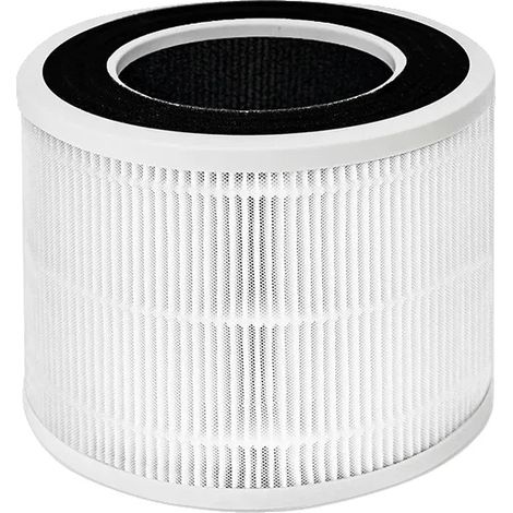 Luftreiniger Ersatzfilter, H13 HEPA Filter, 3-Stufen-Filtrationssystem, mittlere Größe, 99,7% Filtrationseffizienz, Aktivkohle-Schicht (1/5)