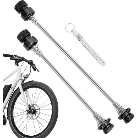 Axe Vélo Antivol - Tige D'Essieu À Verrouillage Rapide - Outils de (1/5)