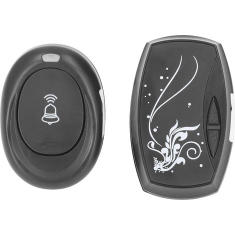Sonnette sans fil avec lampe torche LED, télécommande et musique, prise UE 180-250 V (1/5)