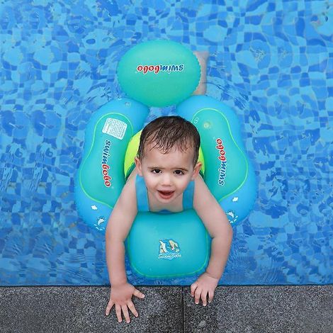 Bague de siège pour bébé, anneau de natation sous les bras, flotteur piscine enfant, bouée d'apprentissage pour nourrisson, sécurité aquatique. (1/4)