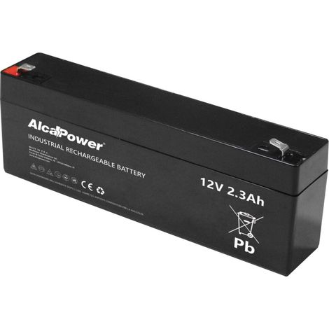 Batteria Ricaricabile 12V 2.3Ah AGM Ermetica - Ideale per Allarmi, UPS e Giocattoli - Attacco Faston T1