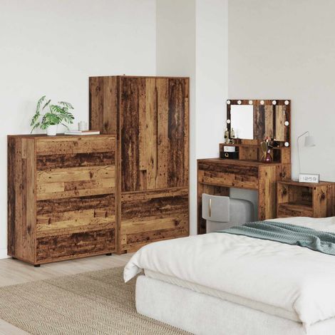 vidaXL Stauraumschränke Altholz 80 x 48 x 105 cm Holzwerkstoff (1/5)