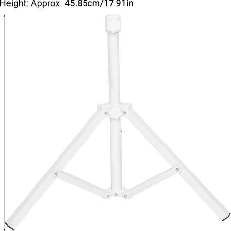 Support de base triangulaire en fer pliable pour parasol de plage, jardin, camping et pêche (1/5)