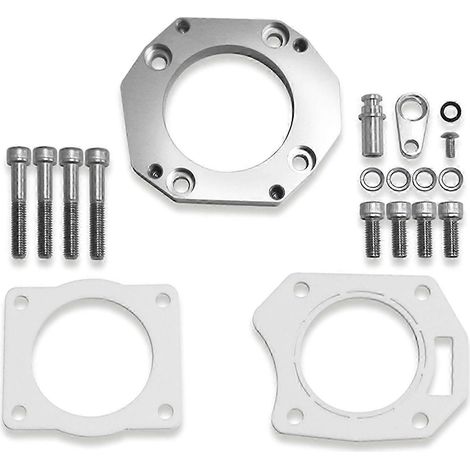 Améliore l'expérience de conduite. Installation facile. Adaptateur de corps de papillon. Optimisation du flux d'admission. Convient aux moteurs K20 et K24. (1/5)