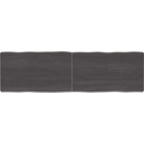 Dessus de table,Plateau de table,Plan de travail bois chêne massif traité bordure assortie CIV205888 (1/5)