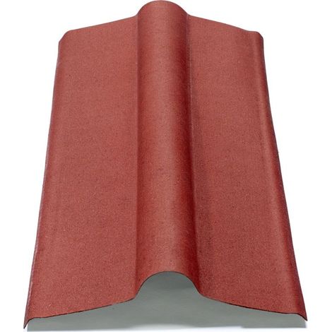 Onduline Firsthaube Ondalux 100 x 18 cm rot Dachpappe & Bitumen