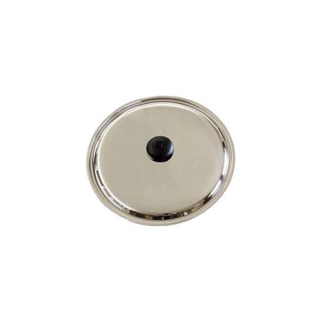 COPERCHIO ACCIAIO INOX- - ø cm 30 - 2 pezzi