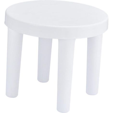 Tabouret en Plastique Antidérapant Marchepied Portable pour Salle De Bain Cuisine Camping-Car Et Enfants Léger 25.00 X 25.00 X 21.00 cm (1/5)