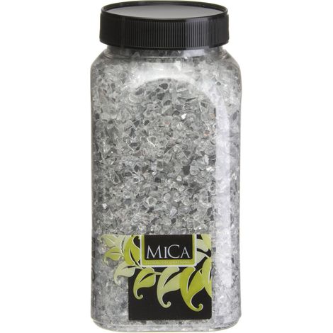 Mica Decorations Spiegelglas Dekorationssteine transparent 650 ml 1 kg Dekosteine & Dekosand