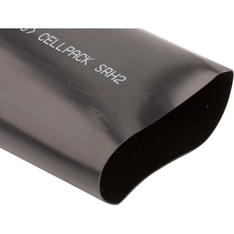Wärmeschrumpfschlauch, mit Klebstoff verdickt, schwarz, SRH2 160-50 1000 mm, 144018