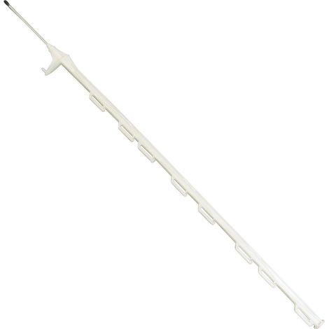 Electric Fence Poly Posts 1M X40 (White Fencing Stake Plastic 1000MM)