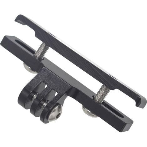 Robuste Fahrradcomputer-Sattelhalterung aus Aluminium, geeignet für Action-Kameras wie GoPro Hero 7/6/5/4, SJCAM und Xiaomi Art 4K – leichte Konstruktion. (1/2)