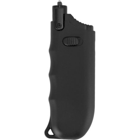 Briquet électrique noir télescopique en ABS à arc pulsé, rechargeable, pour allumer les bougies à usage quotidien à la maison