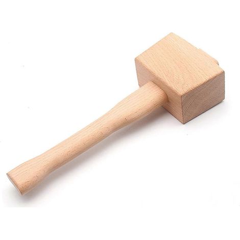 Maillet de menuisier en bois, manche en hêtre, outil de menuiserie à frappe inclinée, pour travaux de bricolage, à partir de 245 mm (1/4)