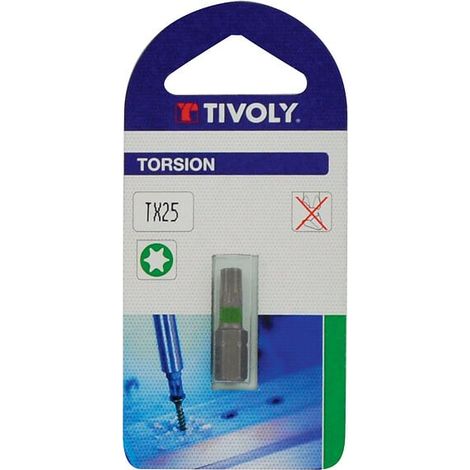 Embout de vissage torsion pour vis Torx n.10