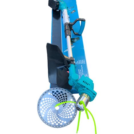 TAGLIAERBA DECESPUGLIATORE TOSAERBA A BATTERIA DOPPIA BATTERIA DISCO TESTINA