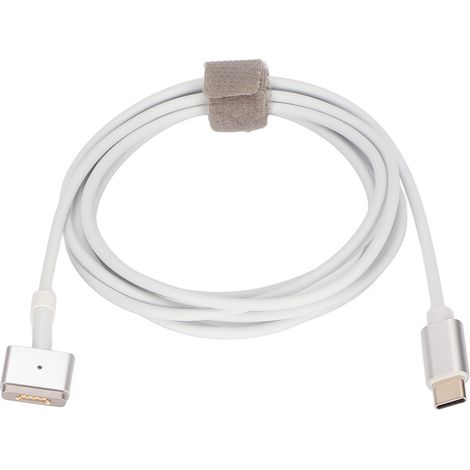 Câble de charge magnétique USB-C vers Magsafe 2 45W PD rapide PVC, mâle pour MacBook, deuxième génération