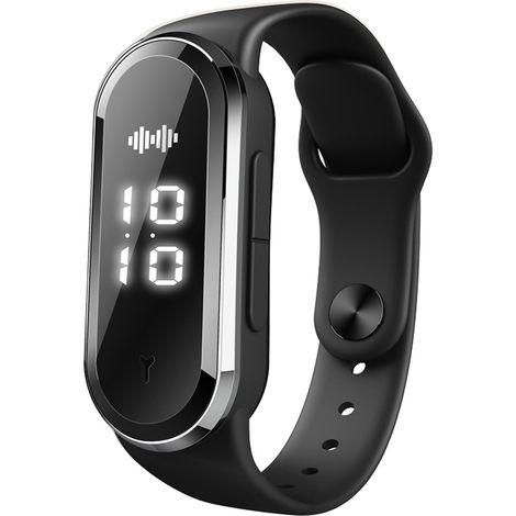 Bracelet anti-moustiques ultrasons Répulsif Ultrason contre Moustique Bandes Anti Moustique Montre Intelligent non toxiques Charge USB étanche pour enfants adultes (Noir) (1/5)