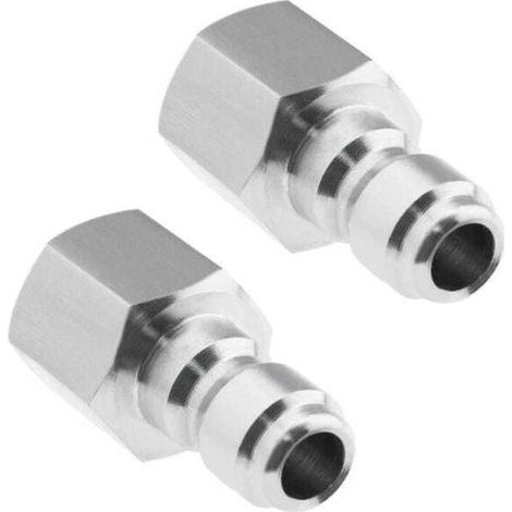 Adaptateur pour nettoyeur haute pression 42 × 16 × 15 mm, connecteur femelle NPT 1/4 pouce, raccord rapide (1/5)