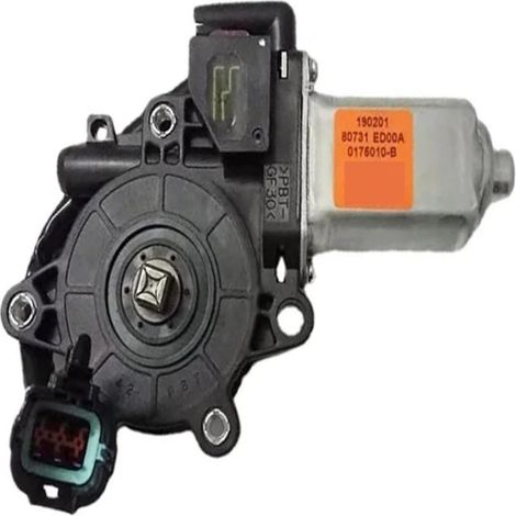 Elektrischer Fensterhebermotor für die vorderen linken und rechten automatischen Türen 80731-ED00A, kompatibel mit Nissan Tiida 2005-2010 (vorne links OEM)