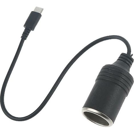 Usb C Pd Type C To 12v Car Cigarette-lighter Socket Female Power Supply Cable (1/5)