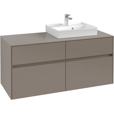 VB Waschbeckenunterschrank Collaro C07200 1200x548x500mm Eckig Marine Blue