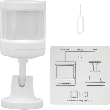 Détecteur de Mouvement Infrarouge - Alarme de Sécurité Domestique pour Surveillance Quotidienne (1/5)