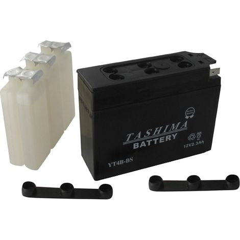 Batterie 12v 2,3a L:110mm, L:37mm, H:85mm -(livrée Avec Acide Séparé) Pour Scooter, Motos. - Batterie à Mettre En Acide Avant D'