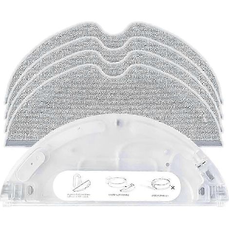 Balai de rechange pour aspirateurs D9/D9 Max et D9 Pro/L10 Pro, les accessoires comprennent un tapis de balai en microfibre. (1/5)