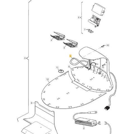 CAVO ALIMENTAZIONE ORIGINALE STIGA - 1126-1264-01