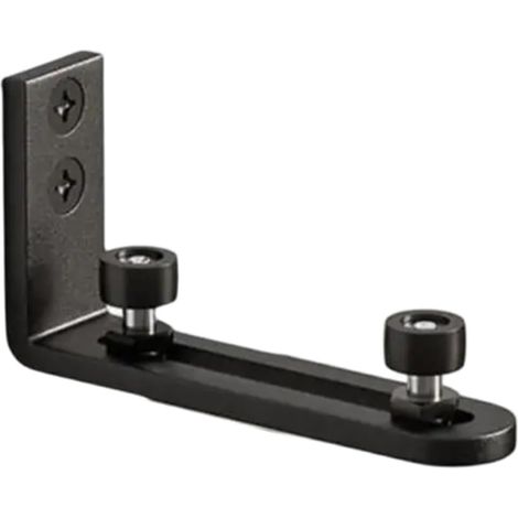 Guide au sol pour portes, roue double en acier carbone incluse (1/5)