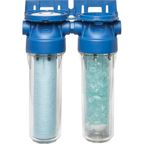 BWT – Filtre anti tartre et anti sédiments 4 en 1 – Filtration fine 20 µm – Protection contre tartre et corrosion – Installation sur arrivée d'eau