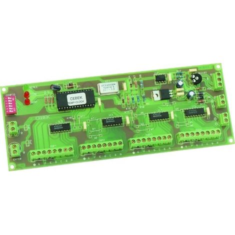 Contatore dell'orologio Termometro Display 7S CD25 CEBEK