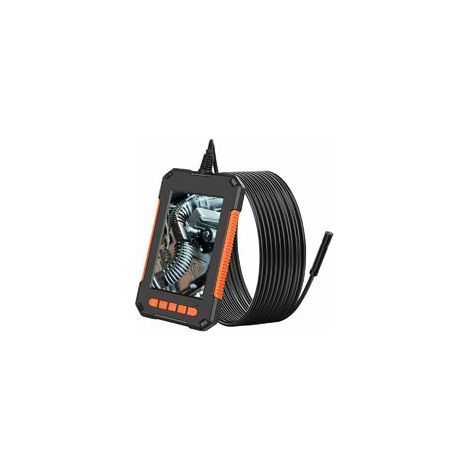 Industrial endoscope, 1080P HD 8mm inspection camera, 4.3-inch IPS screen digital pipeline camera, IP67 waterproof snake-shaped endoscope camera with 6 LED lights (2 meters) (1/5)